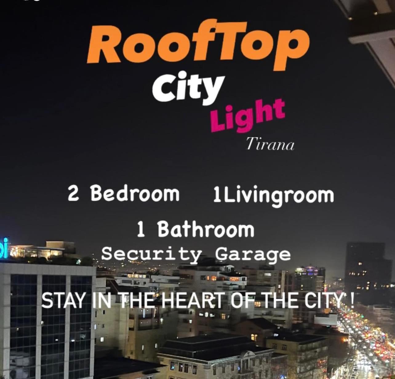 Rooftop City Light Tirana Extérieur photo