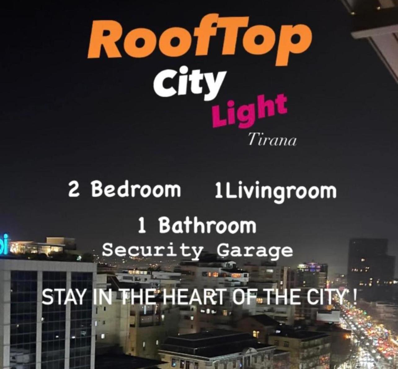 Rooftop City Light Tirana Extérieur photo